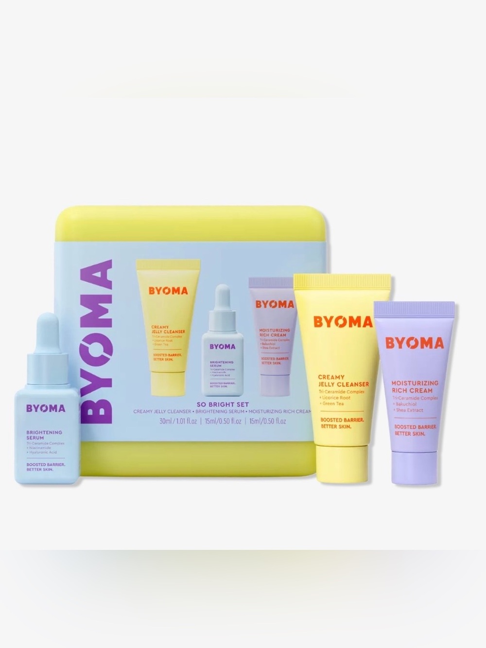 NWT- BYOMA So Bright Skincare Set
